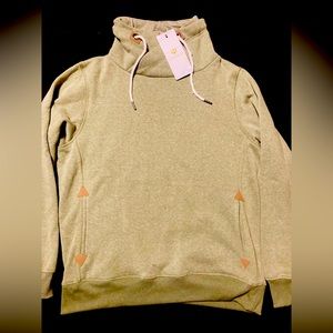 Cowl neck sweatshirt size MEDIUM/LARGE